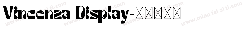 Vincenza Display字体转换